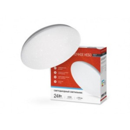ASD/InHome св-к св/д декоративный 24W(1560lm) 6500K 6K 300x55 IP40 DECO НОЧНОЕ НЕБО 3532