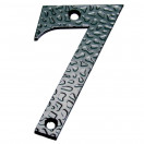 Номер дверной "7" ЧЕРНЫЙ