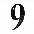 Номер дверной "9" ЧЕРНЫЙ