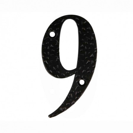 Номер дверной "9" ЧЕРНЫЙ