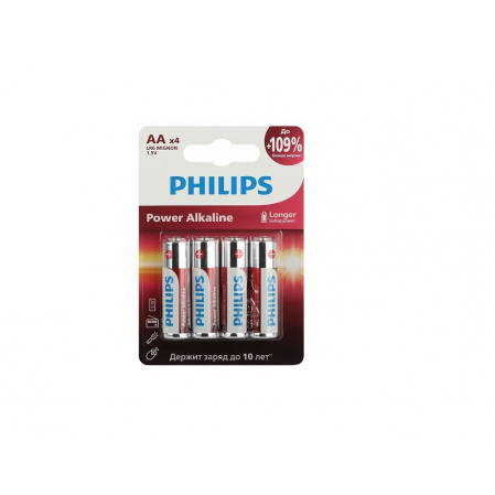Батарейки Philips LR6E4B/51 АА алкалиновые 1,5v LR6-4BL Ultra (ЦЕНА ЗА ШТ.)