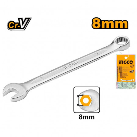 Ключ комб. 8мм INGCO HCSPA081 INDUSTRIAL