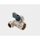 Кран для стиральной машины шаровый трехпроходной 1/2"х3/4"х1/2" ГШШ Aqualink 01175/01183, арт.01183