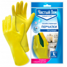 Перчатки хозяйственные разм.L, ЧИСТЫЙ ДОМ