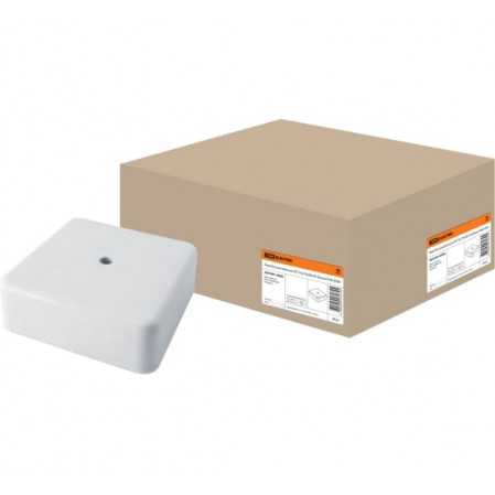 Коробка распред. 75*75*28 мм ОУ IP40 белая TDM SQ1401-0205