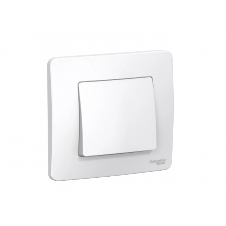 Systeme Electric BLANCA выкл. СУ 1кл. 6А бел. (пл.осн.) BLNVS006101