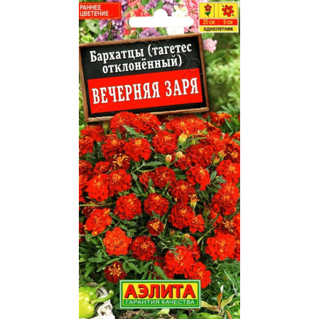 Бархатцы Вечерняя заря 0,3г ЦП Аэлита, 253204