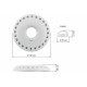 Фонарь кемпинг КВ-501 Эра НЛО-24 24*LED 3*AA, Б0029177