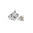 Цилиндровый механизм  ЦАМ ЦМ 80mm (35+10+35) CP хром 5кл. (профильный ключ) 208109