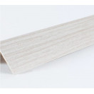 Угол арочный ПВХ 20*10*2700 Ясень белый Line Plast