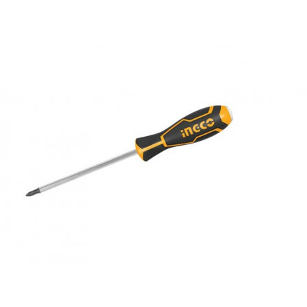 Отвертка PH3*150мм ударная INGCO Cr-V HGTSPH3150