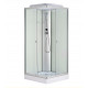 Душевая кабина 90x90x210 KNOIS KN992W проф серебристый матов алюм, квадратн., низкий поддон, 211348