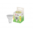 ЭРА GREEN LINE LED лампа св/д MR16 GU10 10W(1000lm) 3000K 2K софит MR16-10W-830-GU10 51x85 67006