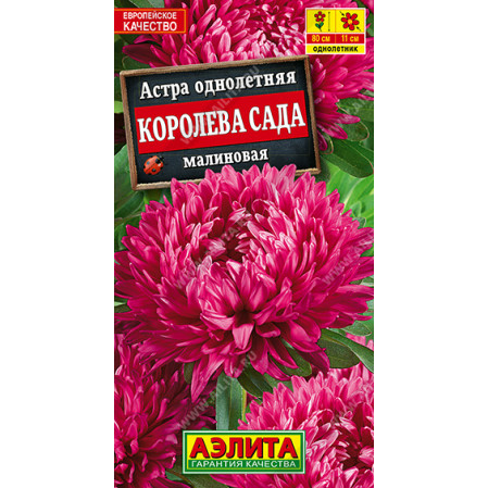 Астра Королева сада, малиновая  0,2г ЦП Аэлита, 253186