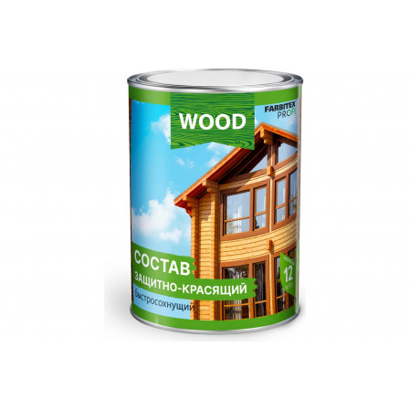 Состав защ-красящий для древ. сосна  2,7л Farbitex  145058