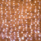 Гирлянда светодиодная 1,5*1 м 96 led 230 В 8 реж дождь белый Neon-night