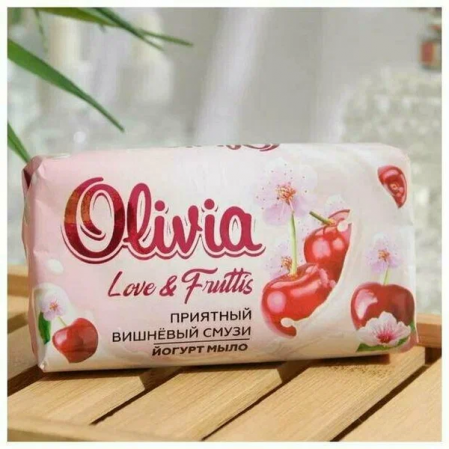 ALVIERO Мыло туалетное твердое "Olivia Love Nature & Fruttis" Балийское сочное манго, 140гр