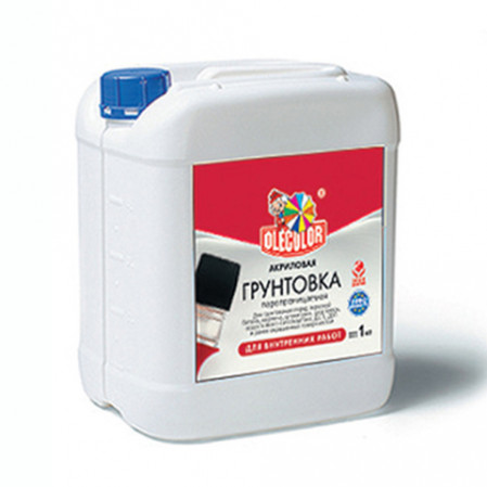Грунтовка акр. д/внутр. работ Olecolor 10,0кг