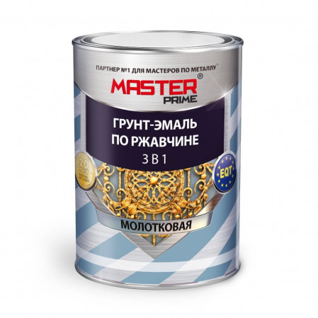 Грунт-эмаль по ржав 3в1 мол.зел. 0,9кг Farbitex пр