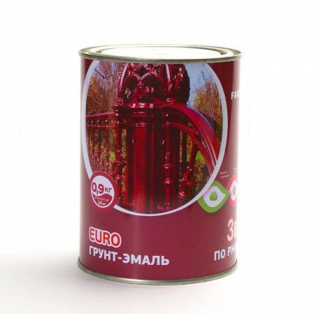 Грунт-эмаль по ржавчине голубой  0,9кг OLECOLOR