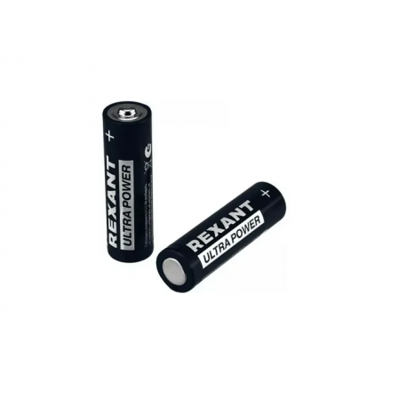 Батарейка AA Пальчиковая 1,5V LR6 алкалиновая ультра блистер 2 шт. REXANT 39-1025 (ЦЕНА ЗА УП.)
