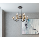 Люстра Gera дизайн Е27*9 40W Rivoli 4065-209