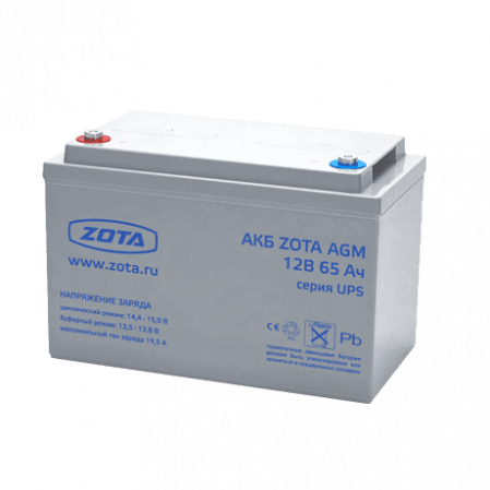 Аккумуляторная батарея ZOTA AGM 65-12
