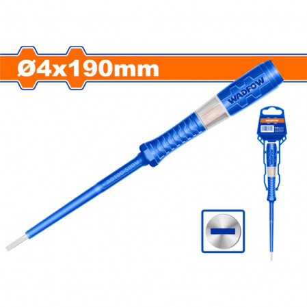 Oтвертка Диэлектрик шлиц 4х190мм WADFOW WTP2902