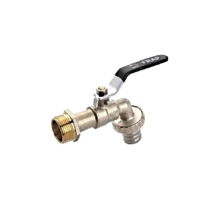 Кран шаровый Aqualink с носиком (водоразборный) 3/4 Ш ручка ECO