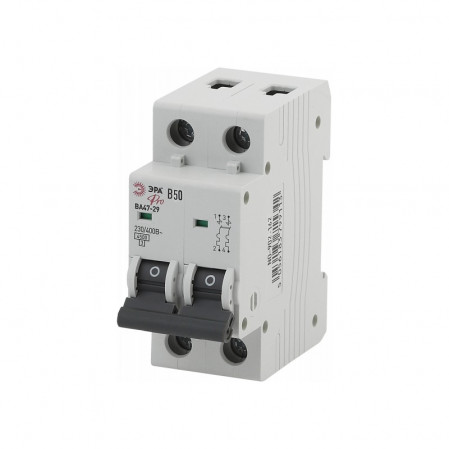 Авт. выкл. NO-902-162 BA47-29 2P 50A 4,5кА х-ка В Эра Pro