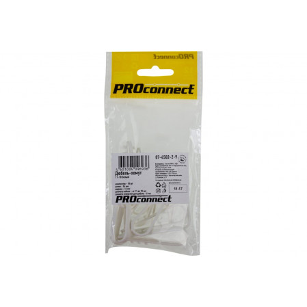 Дюбель-хомут 11-18 бел. (уп.10шт) PROCONNECT 07-4502-2-9, 1255590
