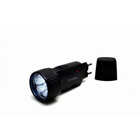 Smartbuy фонарь св/д аккумуляторный SBF-44-B 5 LED с прямой зарядкой Smartbuy, черный, 693285