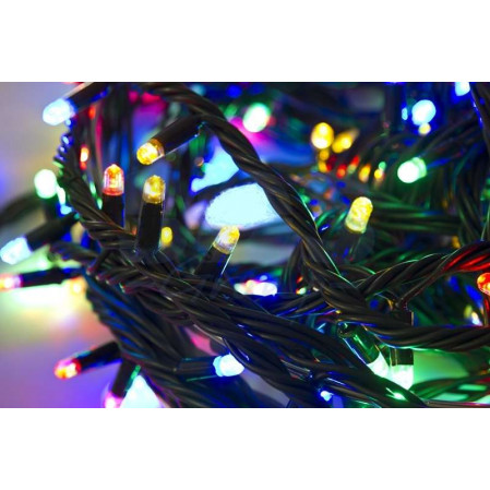 Гирлянда светодиодная 10м 100 led пластик медь мультицвет, Fex, арт.NP-3303
