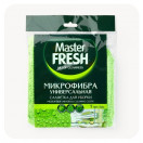 Master FRESH МИКРОФИБРА универсальная для уборки салфетка, 1шт. (30*30см) ЧЕРНАЯ