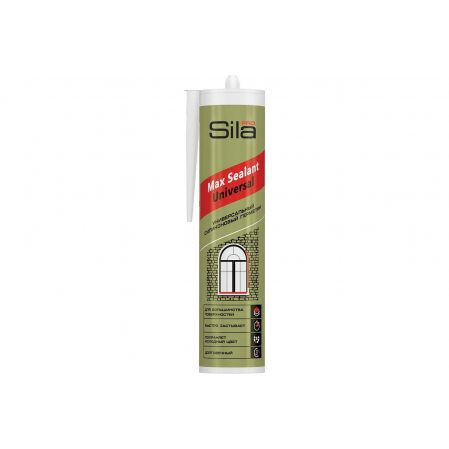 Герметик SILA PRO Max Acril Universal, акриловый, белый 280мл, 88912