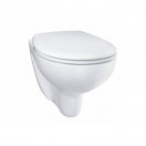 Унитаз консольный с сиденьем-микролифт, с инсталляцией, GROHE BAU CERAMIC, безобод., 13059