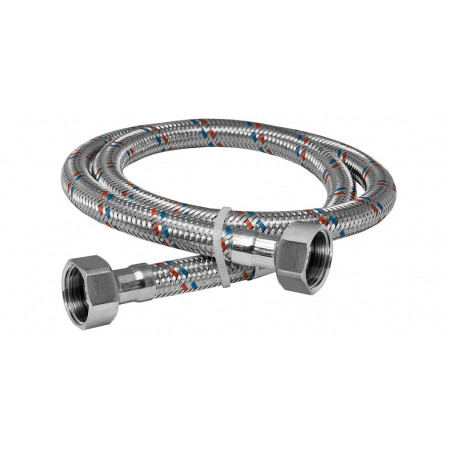 Подводка гибкая, нерж., ГГ, 80см, 1/2"х1/2", Lavita