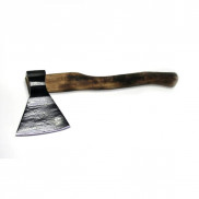 Топор 1400гр кованый с деревянной ручкой Black axe, прямая заточка, арт.Т23