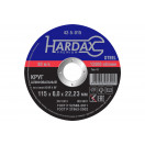 Круг зачистной HARDAX по металлу A24R 4 BF, 115*6,0*22мм, 42-5-015