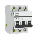 Авт.выключатель. EKF Basic BA47-29 3P 50A хар-ка С 4,5кА mcd4729-3-50C