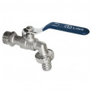 Кран шаровый Aqualink, с носиком, 3/4 Ш, ручка, ECO (100/10) 03966