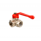 Кран шаровый трёхходовой Frap 1/2" ГГГ