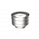 Оголовок с дефлектором, ф 115*200, AISI 439/439, 0,5мм/0,5мм h-230мм, тип-2
