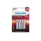 Элемент питания Philips Power LR03/286/AAA BL4 LR03P4B/51 (ЦЕНА ЗА ШТ.)