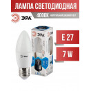 Лампа св/д ЭРА стандарт свеча B35 E27 7W(560lm) 4000K 4K 109*37 B35-7w-840-E27 6117