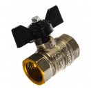 Кран шаровый ппр, б, вр, 1/2" (15) никель LD Pride 47.15 арт.47.300.15